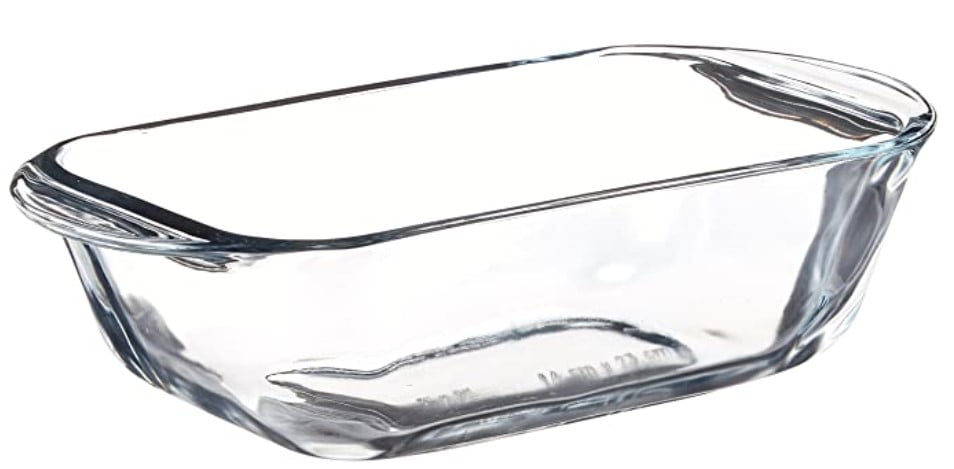 Anchor Hocking Bakeware Essentials Clear Glass Loaf Pan, 1.5 Quart Capacity