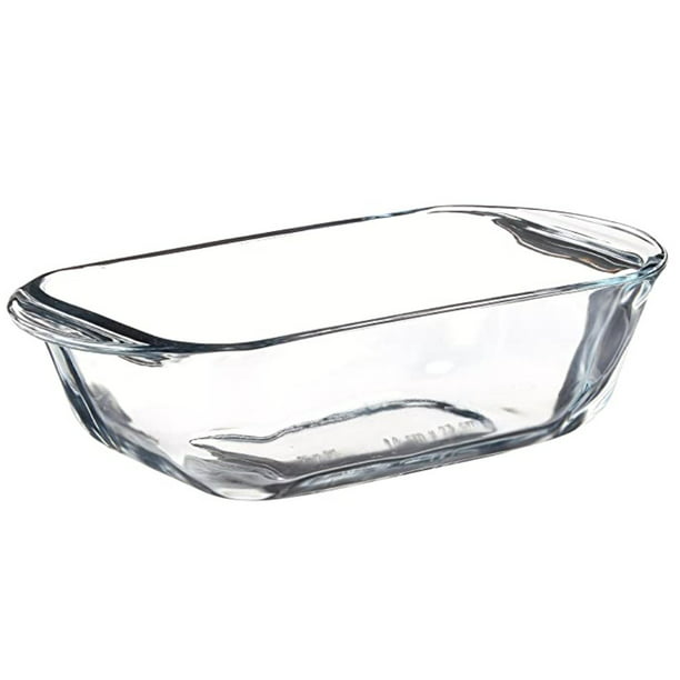 Sobriquette ملح لافت للنظر  Anchor Hocking Bakeware Essentials Clear Glass Loaf Pan, 1.5 Quart Capacity  - Walmart.com