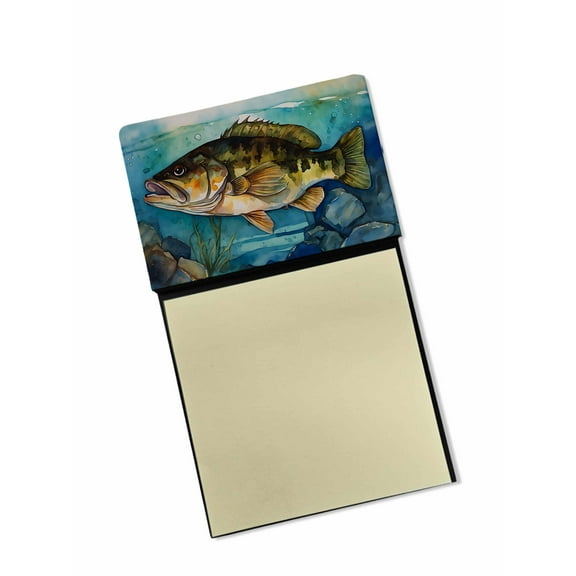 Smallmouth Bass Sticky Note Holder 3.25 in x 5.25 in