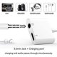 thumbnail image 4 of Paquete de 2 adaptadores de auriculares YONGSHENG para iPhone 2 en 1 Lightning a audio auxiliar de 3,5 mm + divisor de cargador, 4 of 5