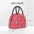 thumbnail image 5 of XMXT Reusable Lunch Bag Women, Cute Panda Love Background Large Lunchbox Insulated Lunch Box for Work School, Multicolor, 5 of 9