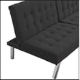 thumbnail image 4 of Wood Frame, Stainless Leg, Futon, Sofa Bed, 4 of 15