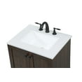 thumbnail image 7 of Elegant Lighting VF2824MW Matthus 24" Free Standing Single Basin Vanity Set - Mango Wood, 7 of 7