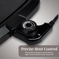 thumbnail image 3 of COOK WITH COLOR Electric Griddle, 1200W Nonstick 10" x 16" Cooking Surface, Black, 3 of 7