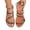 Black, variant on Gpaecead Women Metallic Thin Strap Flat Slide Sandals Cushioned Footbed Plus Size Shoes Spring Summer Indoor Outdoor Versatile,Black