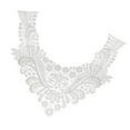 thumbnail image 1 of AMLESO 1 Piece Embroidered Flower Lace Neckline Patches Neck Collar Trim Clothes Sewing, 1 of 8