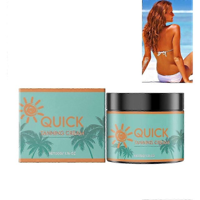 Luxury Intensive Tanning Cream, Natural Tanning Accelerator Cream, Self Tanner Brown Tanning Lotion For Sunbeds Outdoor Sun, Deep Rich Sun-kissed Gl