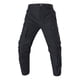 thumbnail image 2 of Pantalones largos para hombre, casuales, a la moda, lisos, con múltiples bolsillos, con cremallera, de poliéster., 2 of 4
