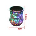 thumbnail image 4 of Zeerkeer Vasos para beber que cambian de color Vasos con LED 5 luces LED Acrílico Plexiglás Irrompible Impermeable Textura de mármol Material de PC para Fiesta Cumpleaños Club nocturno Navidad(4), 4 of 7