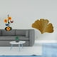 thumbnail image 2 of Soporte de papel higiénico,Porta toallas de papel con forma de girasol para encimera,Esculturas de pared de hojas,Esculturas de pared de hierro forjado con hojas de ginkgo,Escultura de pared, 2 of 8