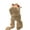Khaki, variant on Winter Plush Hooded Scarf Cute Animal Gloves Pocket Soft Earflap Hat 3 in 1