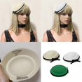 thumbnail image 2 of Fascinator Hat Delicate Bowknot Clip Headwear for Girls Delicate Hair Accessories 1920s Barrettes Green, 2 of 4