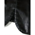 thumbnail image 6 of PU Blazer Jacket For New Generation, Men's Casual Flap Pocket Button Up Faux Leather Jacket, 6 of 6