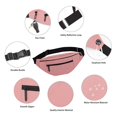 thumbnail image 5 of Bolso bandolera | Mochila bandolera de material hermético para hombres y mujeres | Bandolera de hombro al aire libre para deportes multifuncionales | Correa ajustable | Gran capacidad | 20x15x14,2 cm, 5 of 5