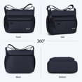 thumbnail image 7 of Crossbody Bag for Men Women Multi Pocket Purse Lightweight Waterproof Shoulder Handbag Casual Travel Satchel Handbag,TT851-Navy, 7 of 7