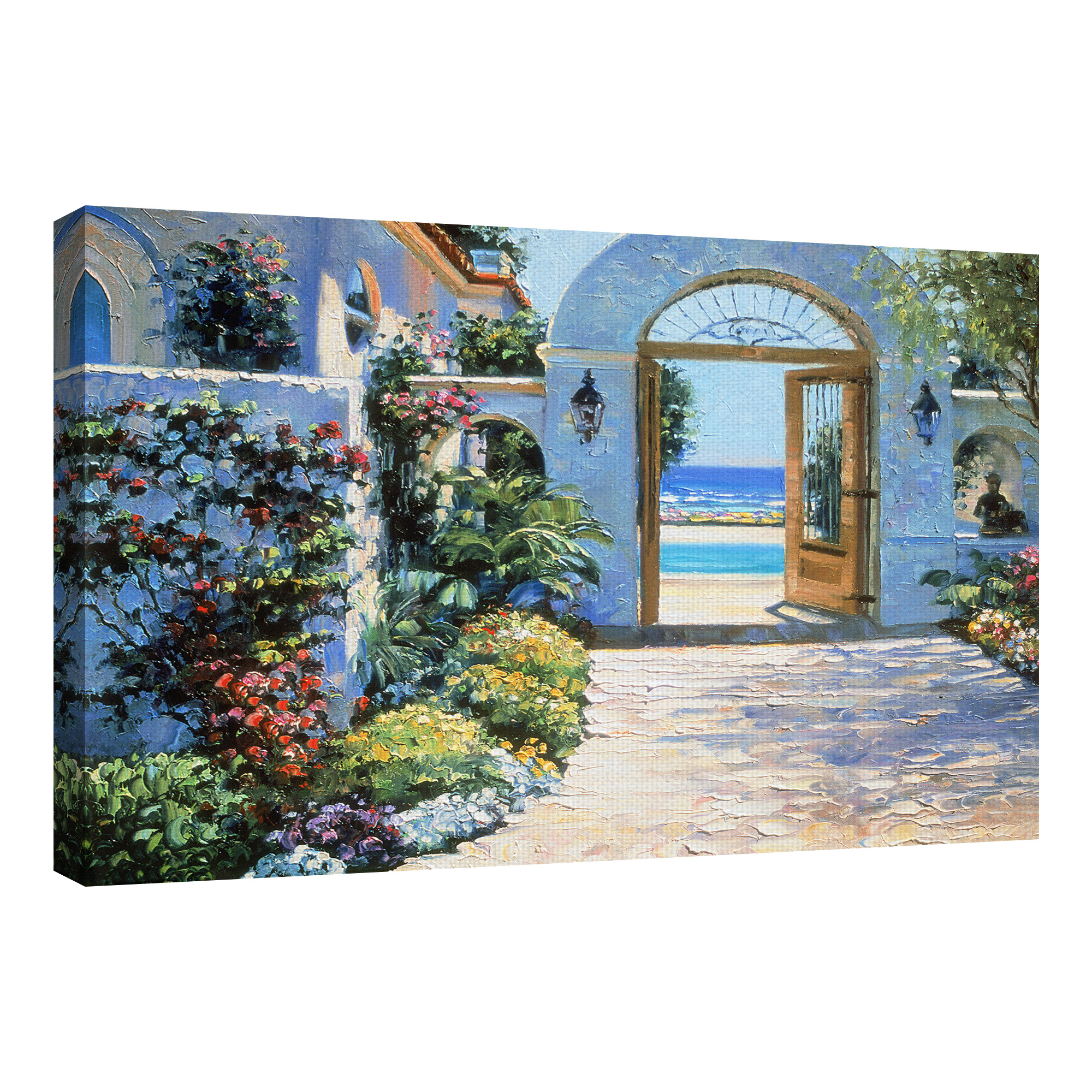 Masterpiece Art Gallery Hotel California By Howard Behrens Canvas Art Print 24" x 36"