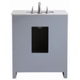thumbnail image 7 of Elegant Decor Filipo 30" Wood Single Bathroom Vanity in Gray, 7 of 7