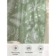 thumbnail image 6 of Sheer Curtains 72 Inches Long, Sage Green Botanical Semi Sheer Curtains Light Filtering Window Treatment, Farmhouse Country Leaves Plant Privacy Voile Drapes for Living Room Bedroom 52x72 Inch, 6 of 7
