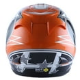 thumbnail image 5 of Motorcycle Full Face Helmet HJM A110 Adult Racing Star Orange, 5 of 5