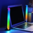 thumbnail image 1 of Lámpara De Ritmo De Música Con Control De Voz Music Rhythm Light Portable Music Sync Luces LED para decoración (A- Black), 1 of 8