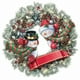 thumbnail image 3 of Cuadros Decorativos Guirnalda de Navidad Punto de cruz completo Hilo de algodón de 11 quilates Artesanía impresa DIY (1) Tmvgtek embutido en tela, 3 of 9
