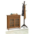 thumbnail image 6 of Pemberly Row Transitional Solid Wood 36" Entryway Cabinet in Light Golden Brown, 6 of 17