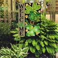 thumbnail image 5 of BOBOMOTI St Patricks Day Decorations Shamrocks Garden Flag for Irish Holiday Party Outdoor Decor 12x18 Inch Double Sided, 5 of 6