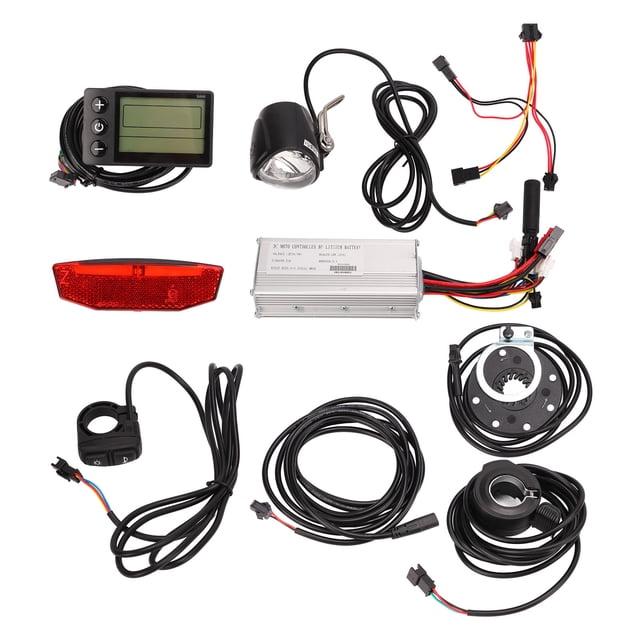 Kit de controlador 36V 48V 25A Pantalla S866 Luces delanteras traseras Configuración de interruptor 2 en 1 para bicicletas eléctricas con motor de 750W Scooters eléctricos