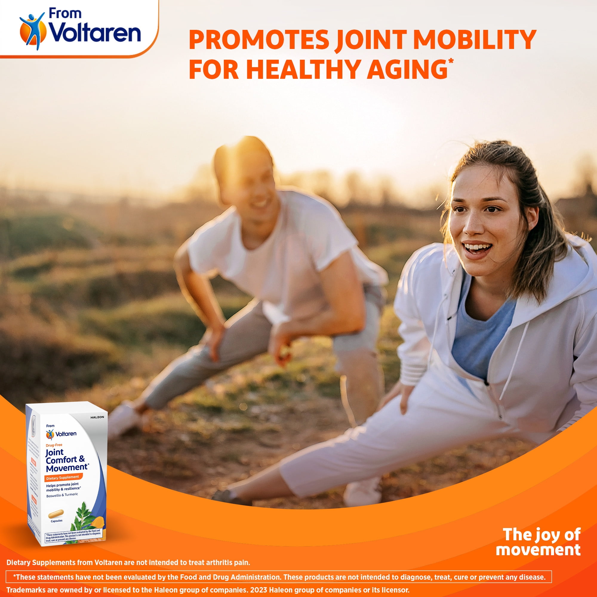 Voltaren Dietary Supplements Joint Comfort + Movement – 30 Ct