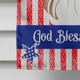 thumbnail image 4 of Carolines Treasures BB2178CHF God Bless n Flag with Papillon Canvas House Flag, 4 of 4