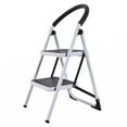 thumbnail image 4 of Costway 2 Step Ladder Folding Stool Heavy Duty 330Lbs Capacity Industrial Lightweight, 4 of 10