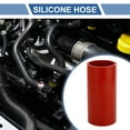 thumbnail image 2 of Unique Bargains 1 Pcs 150mm/5.91" Length 0 Degree Straight Coupler Silicone Hose Car Silicone Hose Coolant Hose Universal Red 65mm/2.56" ID, 2 of 7