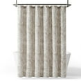 thumbnail image 6 of Lush Decor Bali Tropical Leaves Shower Curtain Single 72" W x 72" L Neutral - Tropical Bathroom - Brown Bath Curtain -Coastal Decor, 6 of 7