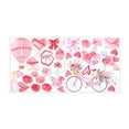 thumbnail image 2 of ShinYu Pegatinas de San Valentín para El Fondo de La Sala de Estar, Rosas Pintadas a Mano, Corazones, Pegatinas Decorativas de Pvc Autoadhesivas para La Pared., 2 of 6