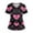 47# Black, variant on Valentines Day Scrubs Tops Women Plus Size V-Neck Medical Nursing Uniforms with Pockets 2025 Light pink 3XL