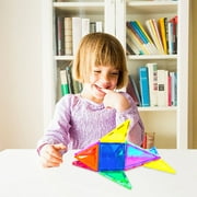 EverPlay Magnetic Tiles for Kids - STEM 41PCS Construction Building Blocks Educational Toy