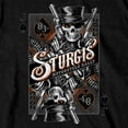 thumbnail image 3 of Hot Leathers SPB1072 Men’s Black 2023 Sturgis Gambler Short Sleeve T-Shirt 2X-Large, 3 of 4