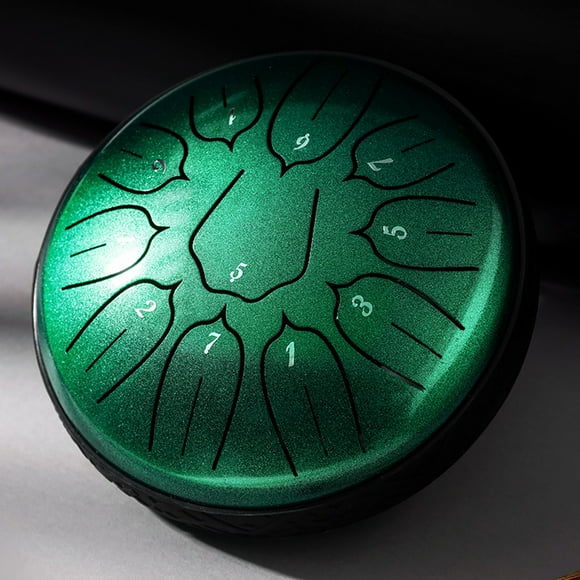 Steel Tongue Drum,11-tone Steel Drum 6 Inch 11-tone Inch 11-tone Steel Percussion Musical Drum D-key Hand Eryue Pan Drums With Hand Pan Drums Drum Mewmewcat 6 Rookin Siuke