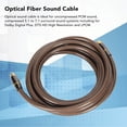 thumbnail image 3 of Cable De Sonido óptico, Cable De Sonido óptico De Fibra Digital Conector Chapado En Oro Cubierta De PVC Plug And Play Alto Rendimiento Para Altavoces, 3 of 7