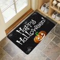thumbnail image 4 of Happy Halloween Welcome Doormat,Home Decor Indoor Outdoor 17x30 Inch Spider Bat Switch Rug for Bedroom Living Room, 4 of 6