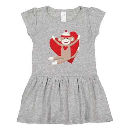 

Inktastic Hug Sock Monkey Gift Toddler Girl Dress