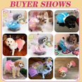 thumbnail image 5 of Jupe Chiot Robes de Princesse Chien Tutu Fleur et Paillettes à Pois Mariage, 5 of 5