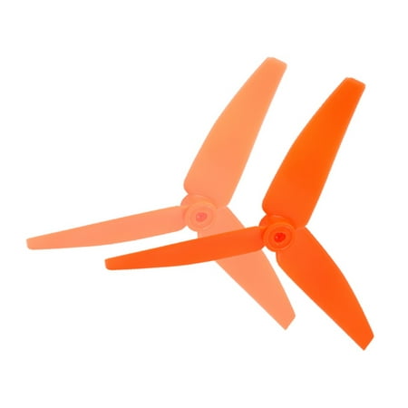 Microheli Plastic 3 Blade Propeller 45mm Tail Blade (ORANGE) - MCPXBL / BL2