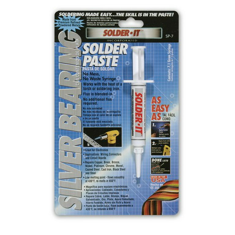 Solder It SP-7 Silver Bearing Solder Paste, 7.1 Gram Syringe 
