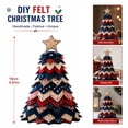 thumbnail image 3 of 2026 New DIY Quilted Christmas Tree Kit, 3D Fabric Patchwork Craft Set for Beginners, Handmade Tabletop Holiday Decor, Ideal for Home Mantel Table Office Display (#G), 3 of 5