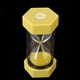 thumbnail image 2 of Nuevo reloj de arena, reloj de arena, temporizador de huevo, TEMPORIZADOR DE LIMPIEZA DE DIENTES, 1-10-20-30 minutos 3 min amarillo BLESIY Reloj de arena de cocina, 2 of 6