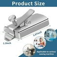 thumbnail image 5 of Magnetic Seam Guide For Sewing Machine, Magnetic Sewing Guide With Clip, Multifunctional Ruler, Hemmer Guide, Seam Guide, Hem Guide For Walking Foot S, 5 of 5