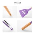 thumbnail image 3 of Mistaha Kitchen Utensils Set 11Pcs Silicone Non-stick Barreled Cooking Utensils Set Silica Utensil Wooden Handle Kitchenware Set, 3 of 8