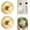 Gold, variant on Suction Cup Hooks for Wreaths on Glass, New Model No-Drill Suction Cup Hooks, Wreath Hangers for Front Doors, Metal Towel Hooks for Showers Bathrooms Mirrors