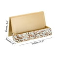 thumbnail image 2 of Business Card Holder for Desk, Rhinestone Business Card Holders Crystal Card Stand Organizer, Gold Tone, 2 of 5